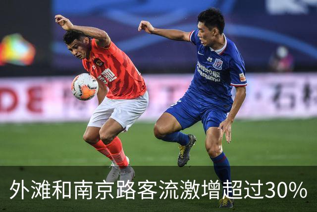 外滩和南京路客流激增超过30%