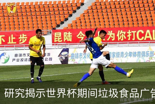 研究揭示世界杯期间垃圾食品广告的惊人曝光量