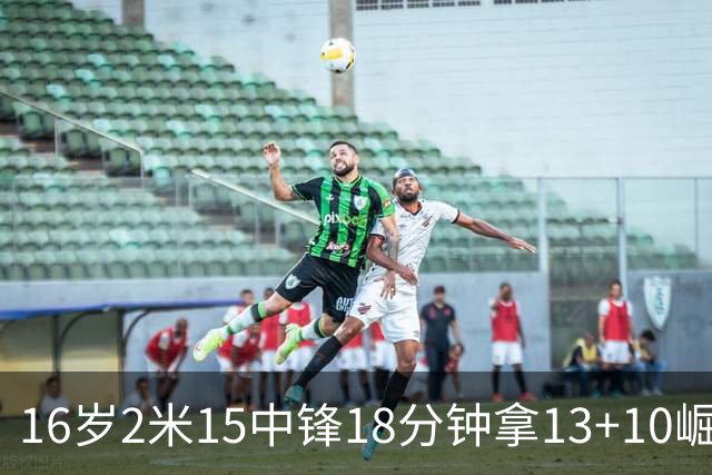 16岁2米15中锋18分钟拿13+10崛起