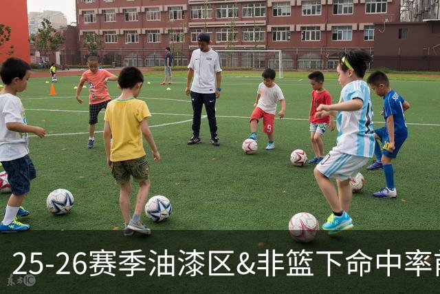 25-26赛季油漆区&非篮下命中率前十：杜兰特唯一60%+ 约基奇第二